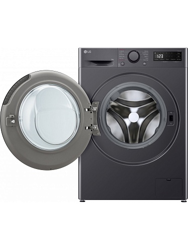 Стиральная машина LG F2WR508S2M (47.5см / 8кг / 1200об / пар / добавление белья / AI DD ™ / Smart Diagnosis / Inverter Direct Drive / A+++ / Чёрная)-3