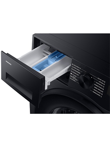 Стиральная машина Samsung WW11DG5B25AB (64см / 11кг / 1400 об / пар / EcoBubble / Digital Inverter / Чёрная)-5
