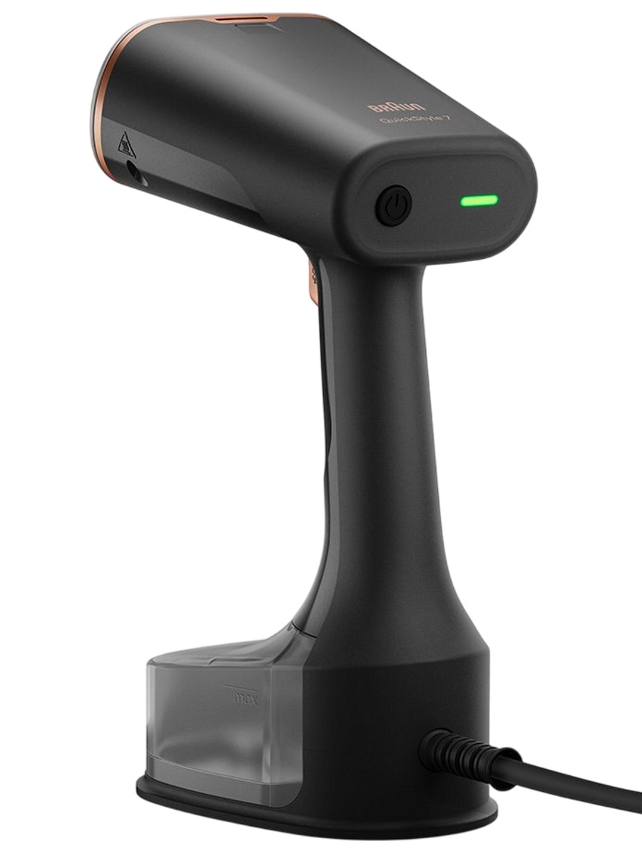 Отпариватель ручной Braun GS7077BK (1600 Вт / 0.25 л / 35 г/мин / горизонтальное отпаривание)