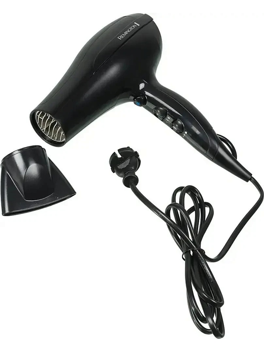Фен Remington D5210 (полноразмерный / 2200 Вт / 3 режима / холодный воздух / шнур - 1,8 м / ионизация)