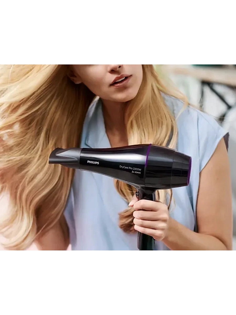 Фен Philips BHD274/00 (полноразмерный / 2200 Вт / 3 режима / холодный воздух / шнур - 2 м / AC мотор/ диффузор)