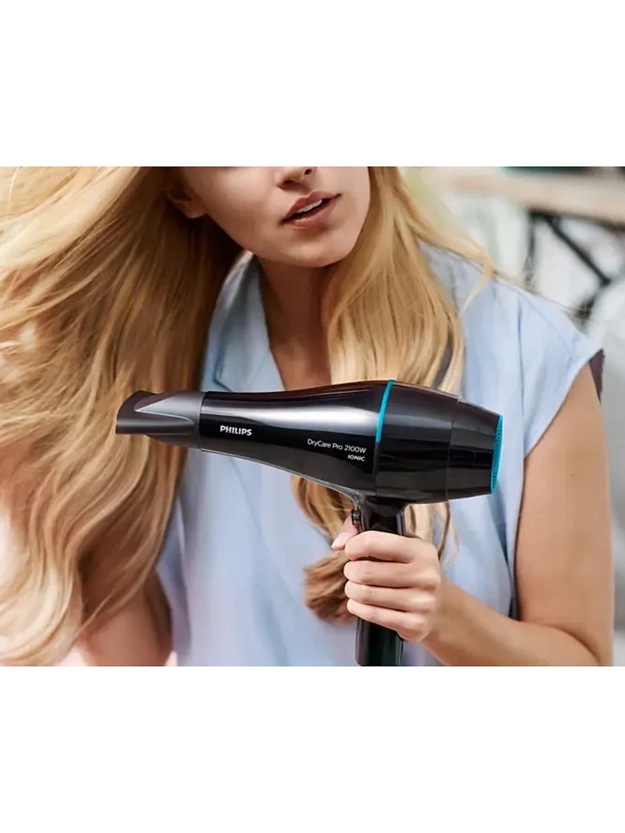 Фен Philips BHD272/00 (полноразмерный / 2100 Вт / 3 режима / холодный воздух / шнур - 1,8 м / AC мотор)