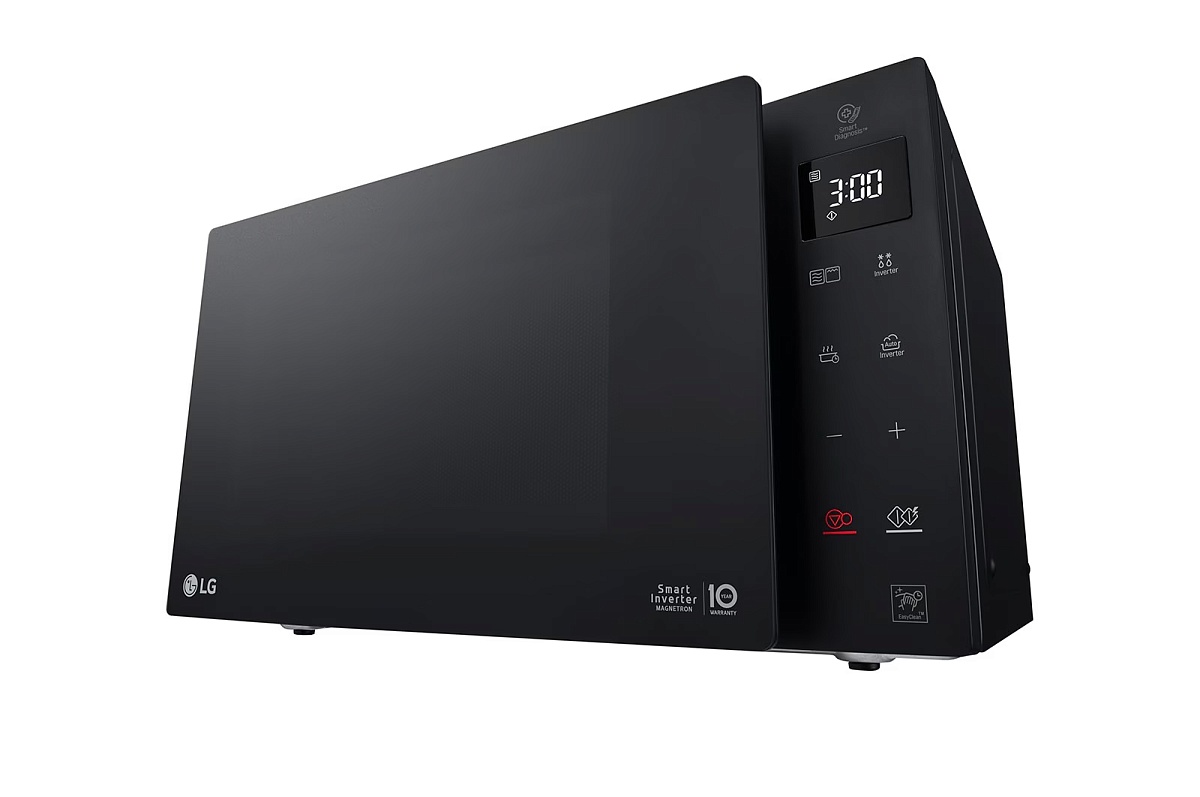 Микроволновая печь LG MH6535GIS (25 л, 1000 Вт, Гриль 900 Вт, переключатели сенсор, чёрный, EasyClean, Smart Inverter)