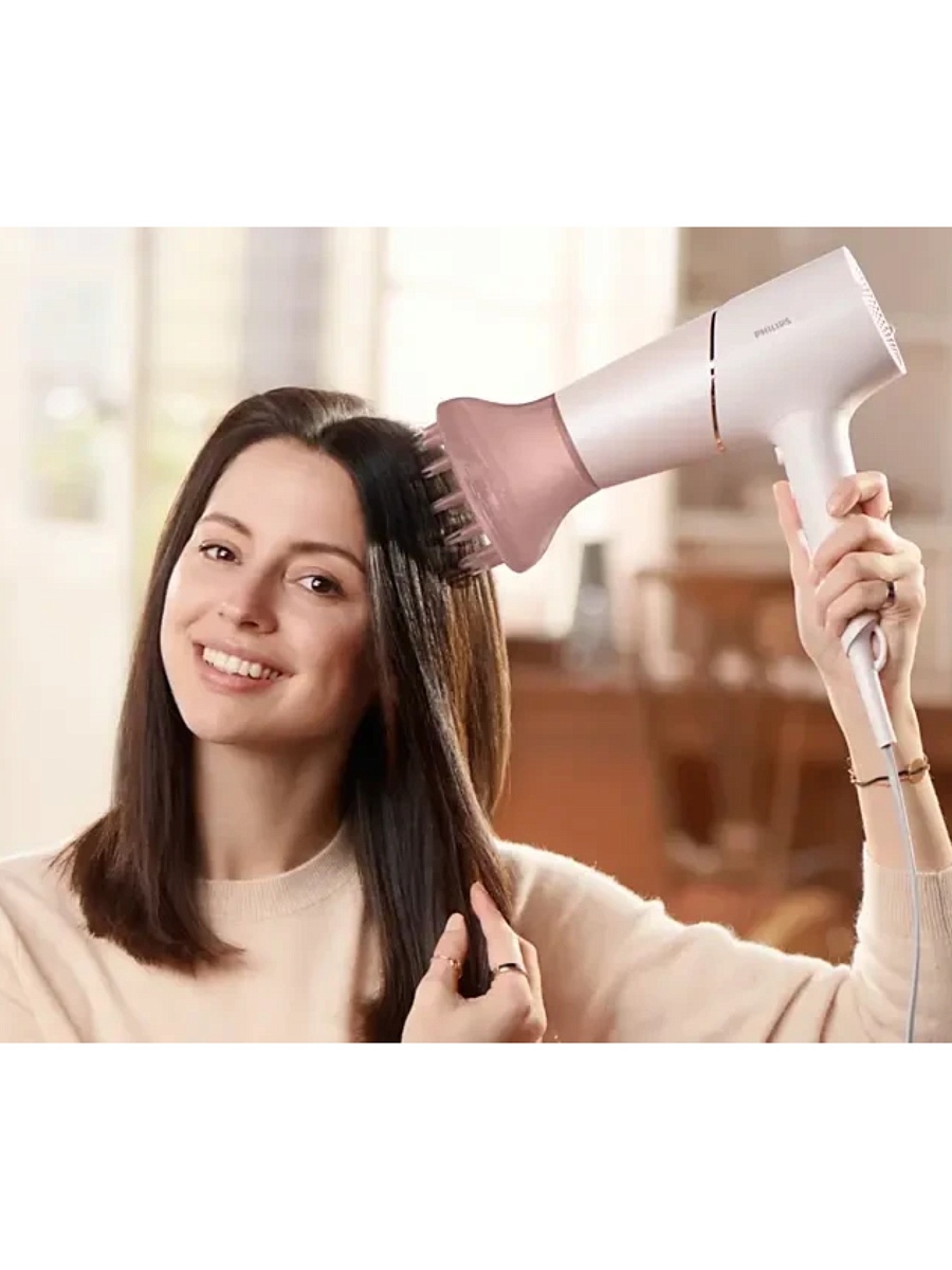 Фен Philips BHD530/00 (полноразмерный / 2300 Вт / 3 режима / холодный воздух / генератор ионов/ шнур - 1,8 м / диффузор)