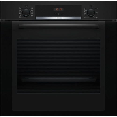 Духовой шкаф Bosch HBA3340B0 (Serie4 / 71 л / до 275 °C / Чёрное стекло / Гриль / Телескоп. напр. (x1) / TelescopeStop / A)-5