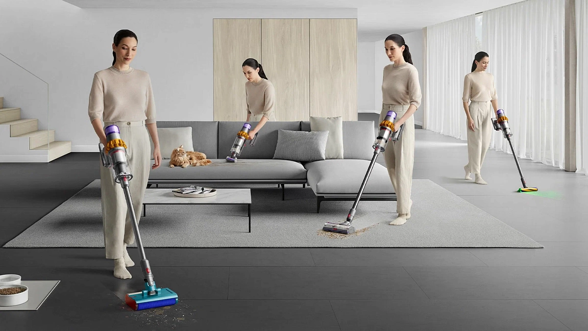 Пылесос Dyson V15s Detect Submarine UK, yellow/nickel