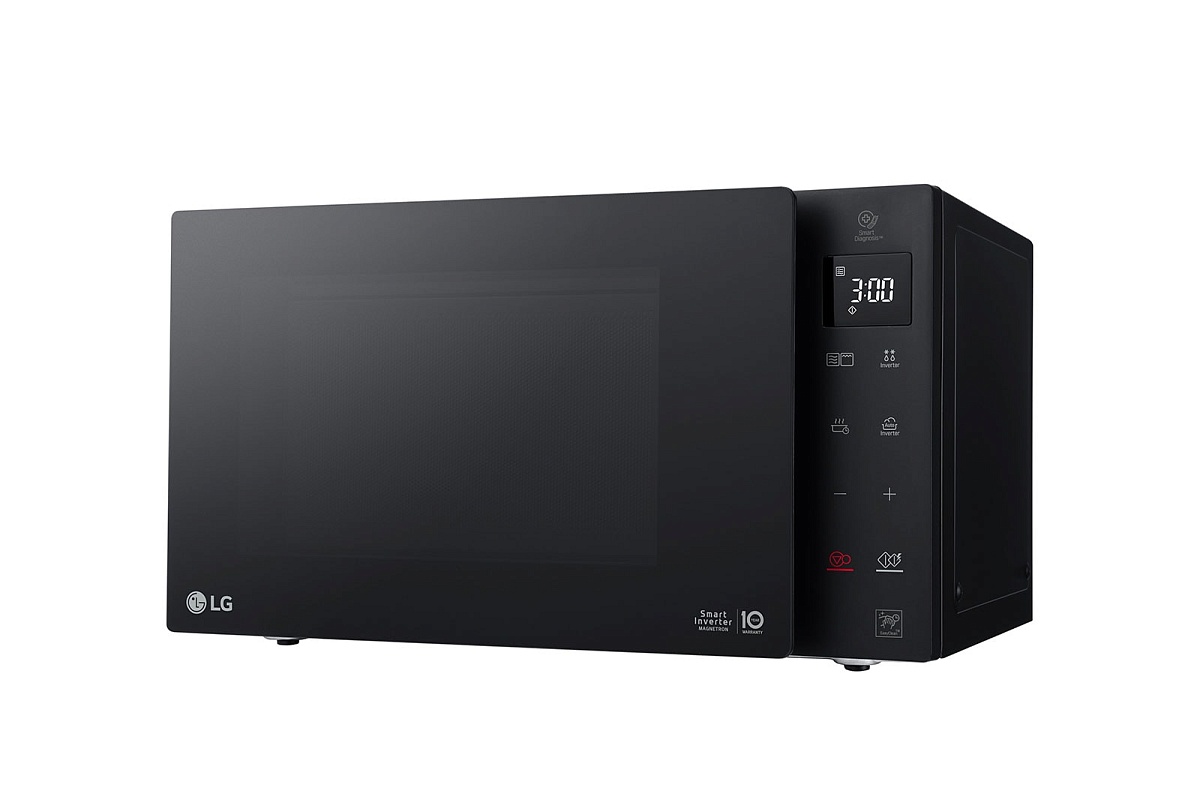 Микроволновая печь LG MH6535GIS (25 л, 1000 Вт, Гриль 900 Вт, переключатели сенсор, чёрный, EasyClean, Smart Inverter)