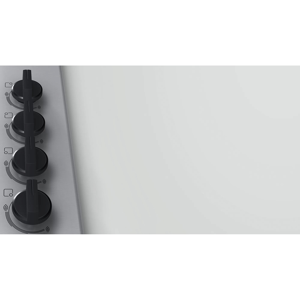 Поверхность газовая Bosch PBP6B5B80 (Serie2 / нерж / боковые переключатели)