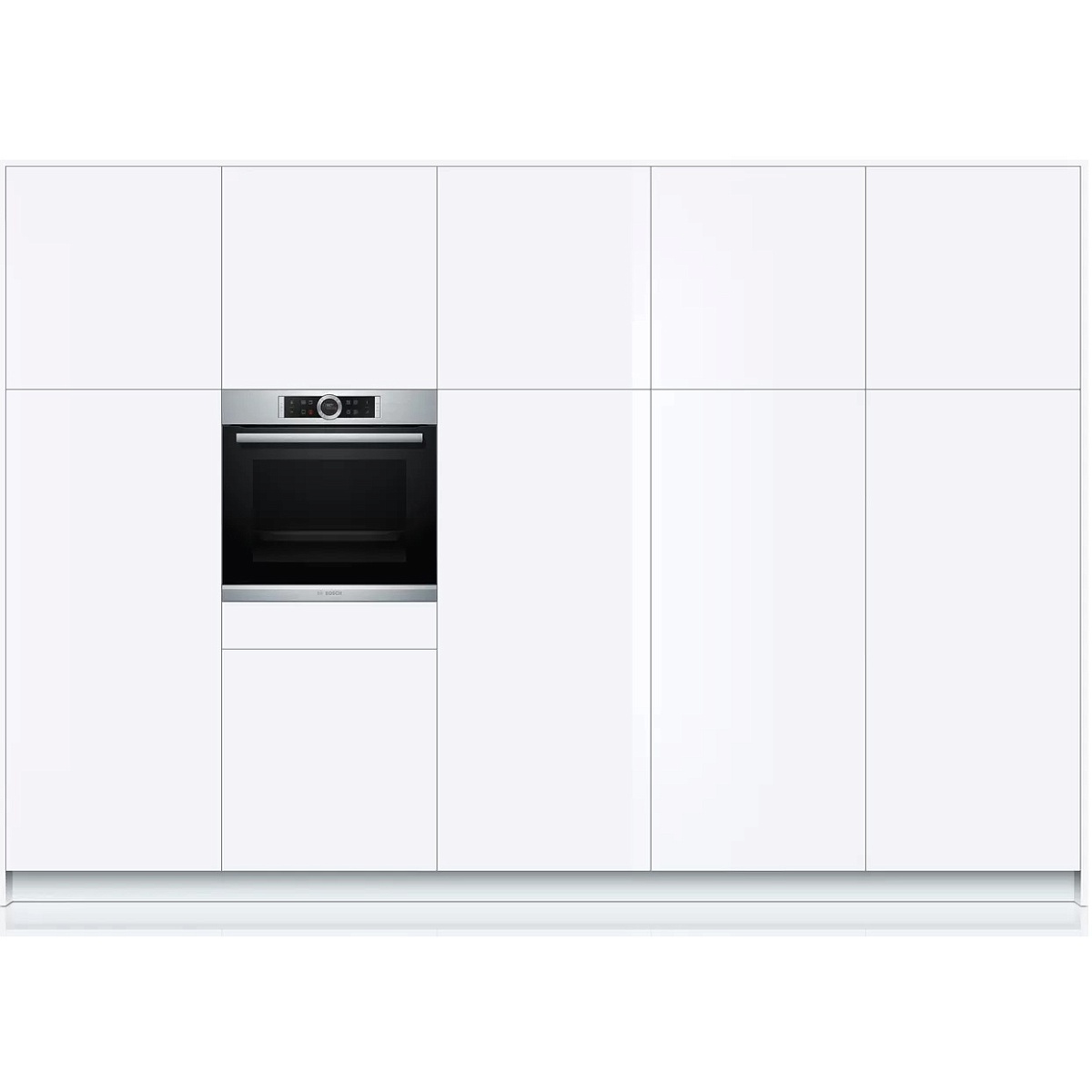 Духовой шкаф Bosch HBG655BS1 (Serie8 / нерж / EcoClean Direct / TFT-дисплей / SoftMove / 4D-HotAir / AutoPilot)