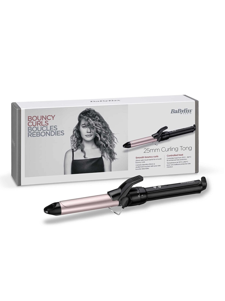 Плойка Babyliss C325E (10 режимов/ диаметр 25 мм/ до 180 °C/ 65 Вт/ керамическое покрытие)
