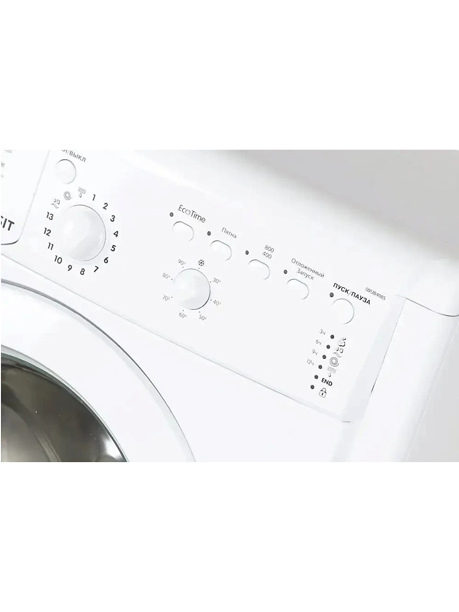 Стиральная машина Indesit IWUB 4085 (CIS) (32,3 см / 4кг / 800об / Eco Time / A)