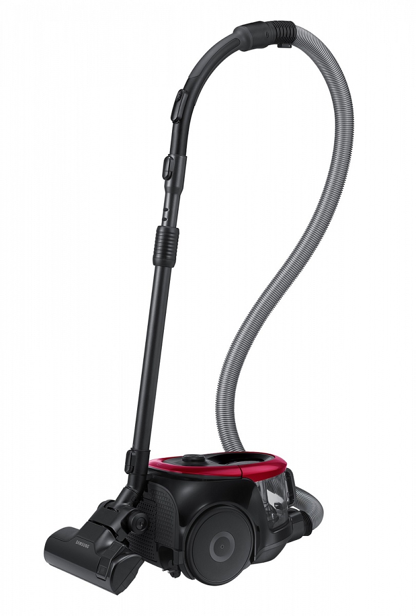 Пылесос Samsung VC07M2110SR (700/180 Вт, контейнер, 1,5л, красный, Anti-tangle turbine)