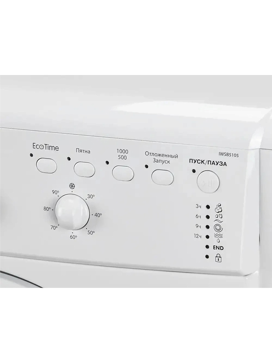 Стиральная машина Indesit IWSB 5105 (CIS) (42 см / 5кг / 1000об / Eco Time / A)