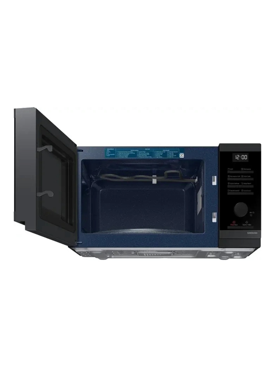 Микроволновая печь Samsung MG23DG4524AGE2 (23 л, 800 Вт, переключатели поворотный механизм, кнопки, гриль 1150 Вт, дисплей, черный)