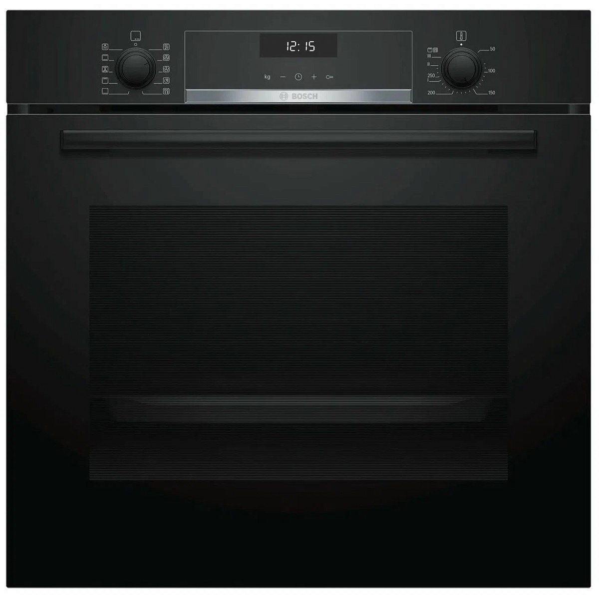 Духовой шкаф Bosch HBT537FB0 (Serie6 / 71 л / до 275 °C / чёрное стекло / Гриль / Телескоп. напр. (x1) / EcoClean Direct задняя стенка / A)