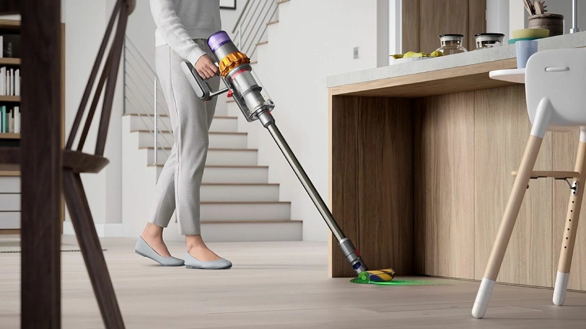 Пылесос Dyson V15s Detect Submarine UK, yellow/nickel