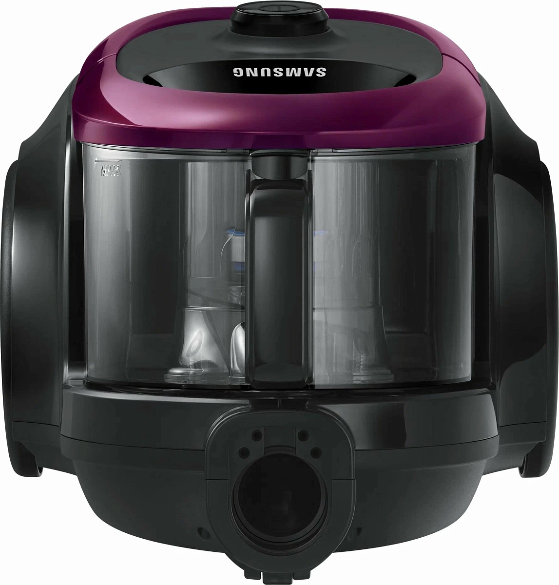 Пылесос Samsung VC18M2110SP (1800/380 Вт, контейнер, 1,5л, фиолетовый, Anti-tangle turbine, ручка Easy Grip)