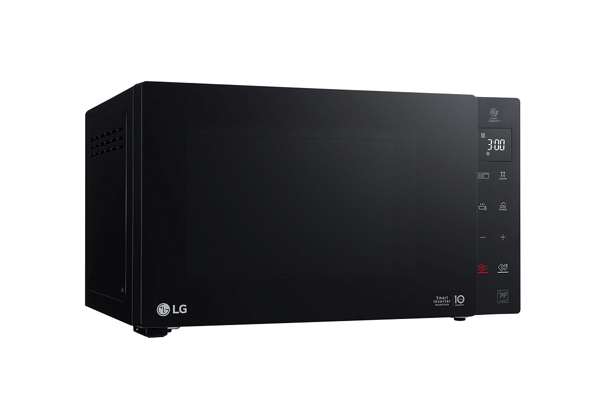 Микроволновая печь LG MH6535GIS (25 л, 1000 Вт, Гриль 900 Вт, переключатели сенсор, чёрный, EasyClean, Smart Inverter)