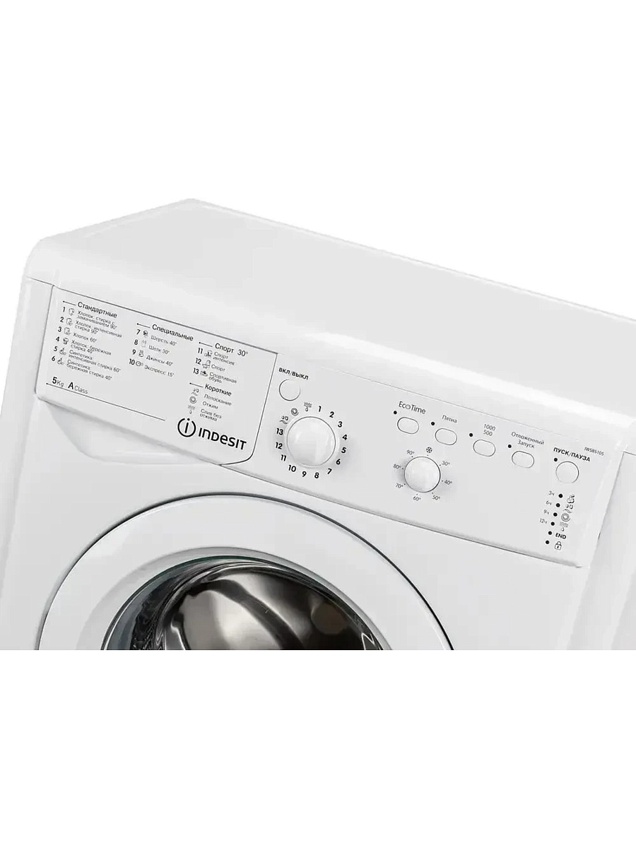 Стиральная машина Indesit IWSB 5105 (CIS) (42 см / 5кг / 1000об / Eco Time / A)