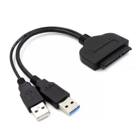 Адаптер SATA USB 3.0 A - KS-is (KS-403), вилка-вилка, для HHD/SSD 2.5, поддержка SATA III до 600 Мбит/сек, длина - 0,23 метра-0