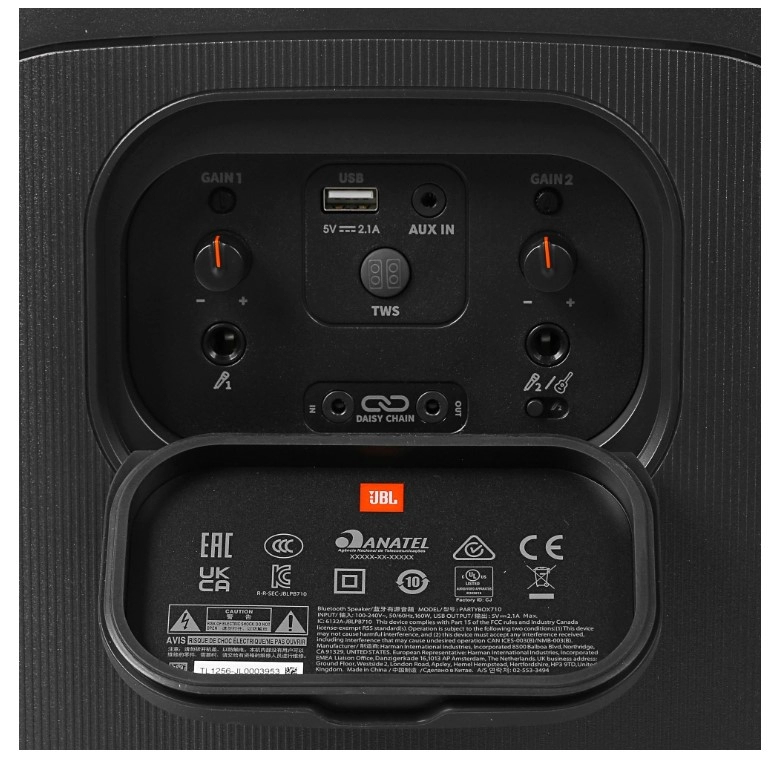 Беспроводная акустическая система JBL PARTYBOX 710 <BLACK>-5