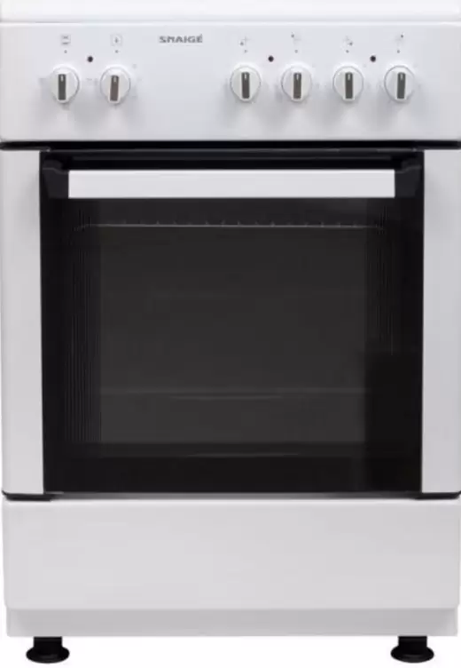 Плита газовая Snaige SNFG-60W (Белая / Электроподжиг / Газконтроль духовки)-0