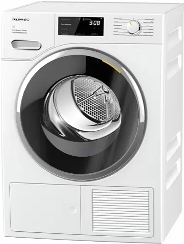 Сушильная машина с тепловым насосом Miele TWF760WP EcoSpeed (T1 / 64,3см / 8кг / EcoDry / FragranceDos / PerfectDry / AddLoad / ProfiEco / Miele@home)-0