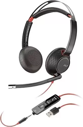 Наушники с микрофоном Poly Blackwire Headset C5220, Stereo-0
