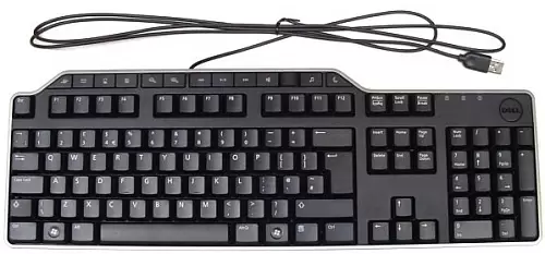 Клавиатура Dell KB522, USB, черный-0