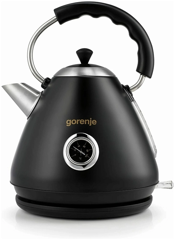 Чайник Gorenje K17CLBK  (2200Вт / 1.7л / металл / черный)