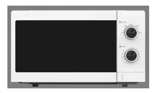 Микроволновая печь Ascoli C20MXP54-E70 (20 л, 700 Вт, переключатели поворотный механизм, белый)-0