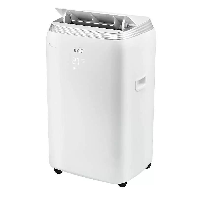 Мобильный кондиционер Ballu Platinum Comfort BPHS-13H (13000BTU, R410a, площадь - 30 м2, Белый, функция обогрева)