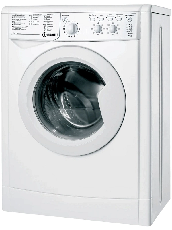 Стиральная машина Indesit IWUC 4105 (CIS) (32,3 см / 4кг / 1000об / Eco Time / A)