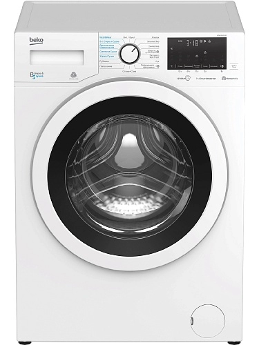 Стирально-сушильная машина Beko WDW85636B3 (59см / 8/5кг / 1200об / пар SteamCure / HomeWhiz® (Bluetooth) / Инверторный мотор ProSmart™ / B)-0