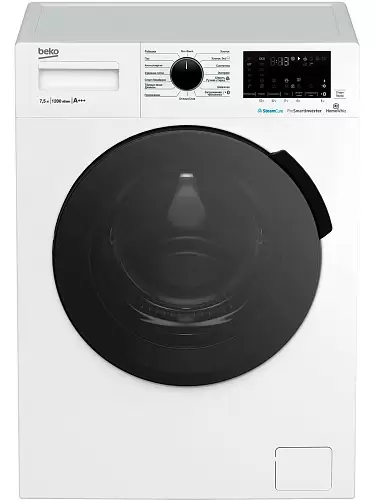 Стиральная машина Beko WSPE7H616W (49см / 7,5кг / 1200об / пар SteamCure™ / HomeWhiz®(Bluetooth) / OptiSense® / Инверторный мотор ProSmart™ / A+++)-0