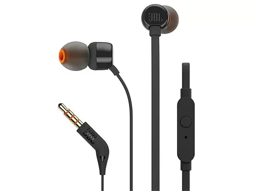 Наушники с микрофоном JBL T110 Black-0