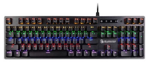 Механическая клавиатура A4Tech Bloody B760 USB BLACK SWITCH, серый-0