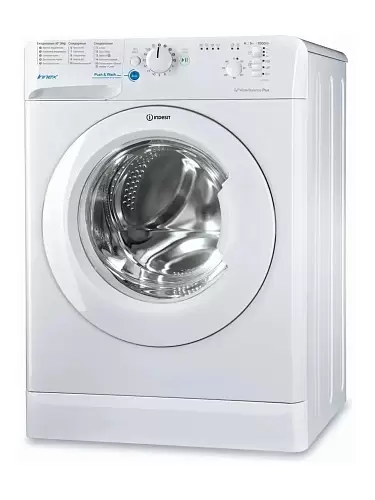 Стиральная машина Indesit BWSB 51051 (43см / 5кг / 1000об / Water Balance Plus / Push&Go / А)-0