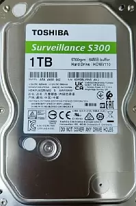 Жесткий диск 1000Gb Toshiba 64Mb SATA3 S300 HDKPJ42ZRA02S-1