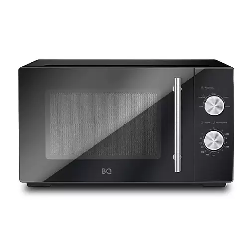 Микроволновая печь BQ MWO 20035SM/BG (20 л, 700 Вт, переключатели поворотный механизм, черное стекло)-0