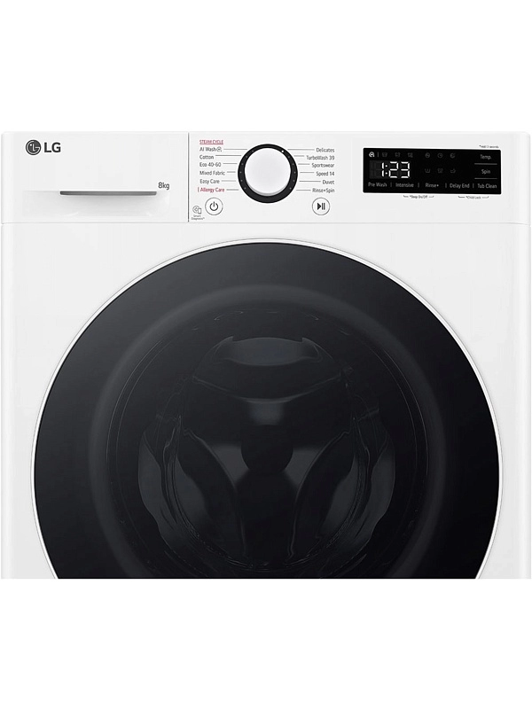 Стиральная машина LG F2WR508S0W (47.5см / 8кг / 1200об / пар / AI DD™ / Steam™ / TurboWash 360˚ / А+++)-3