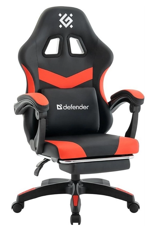 Игровое кресло Defender Runa PRO чёрный/красный