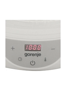 Сушилка для овощей Gorenje FDK24DW (380 Вт, 35-70°C, 5 секций, регулировка температуры, дисплей, таймер)-1