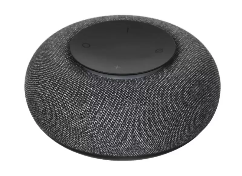 Умная колонка VK Капсула Мини с голосовым помощником Маруся, темно-серая-3