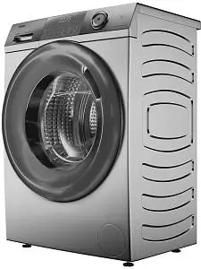 Стиральная машина Haier HW70-BP12959BS (44,4 см / 7кг / 1200об / пар / Smart Dual Spray / Invertor / A+++ / Серебро)-1