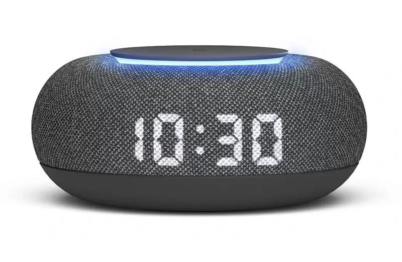 Умная колонка VK Капсула Мини с голосовым помощником Маруся, темно-серая-0