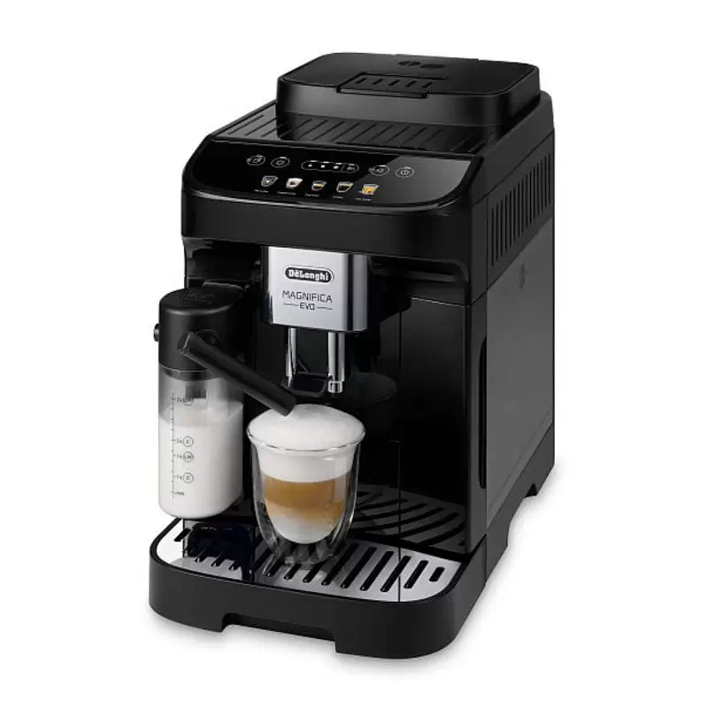 Кофемашина DeLonghi Magnifica Evo ECAM290.61.B (кофе зерновой, молотый/ 1450 Вт/ 1.8 л/ автоматический капучинатор/ 4 напитка)-0