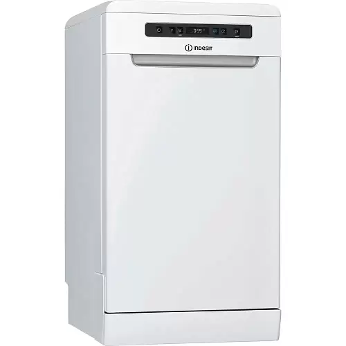 Машина посудомоечная отдельностоящая 45 см Indesit DSFO 3T224 (10 комплектов / 2 полки / Расход воды - 11,5 л / Белая)-0