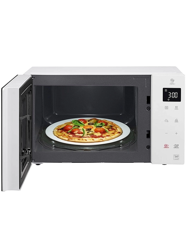 Микроволновая печь LG MS23NECBW (23 л, 1150 Вт, переключатели сенсор, белый/черный, EasyClean, Smart Inverter)-6