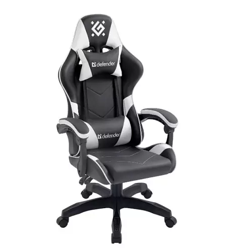 Игровое кресло Defender Companion, чёрный/белый-0